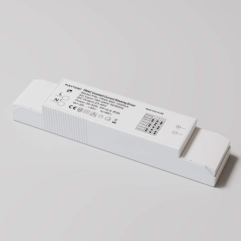 Блок питания 18,7*4*3 см, Maytoni Technical psl-tr PSL-TR40-950-1200mA белый