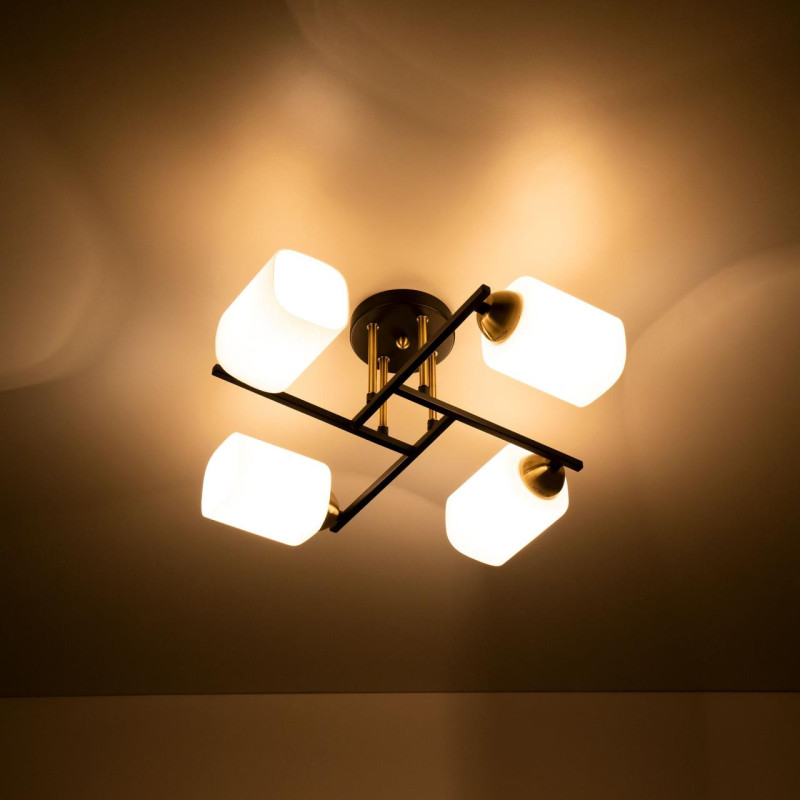 Люстра 46 см Citilux Генри CL130245 черный/бронза