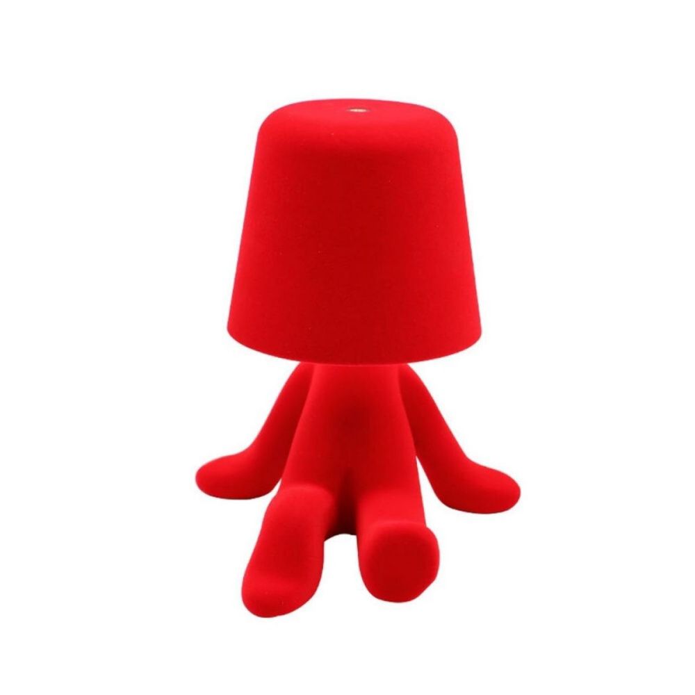 Настольная лампа 16 см, 2W, 3000-6400K, Aployt Olka APL.677.24.01, красный