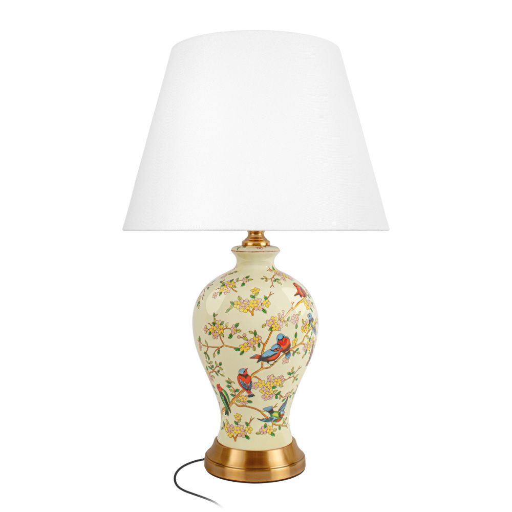 Настольная лампа 53 см, Loft IT Gladiole 10382T, керамика