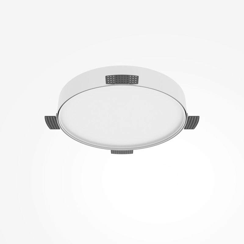 Накладной светильник 40*40*6 см, LED, 45W, 4000К, Maytoni Technical Zon C032CL-45W4K-RD-W белый