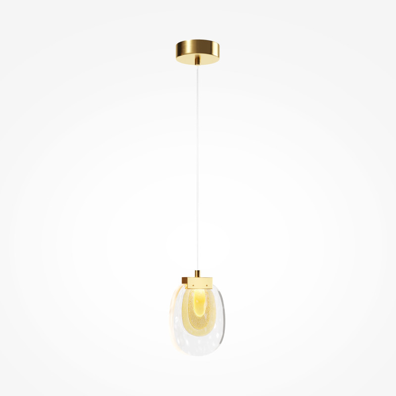 Накладной светильник 10*15*325 см,  LED, 3W, 3000К, Maytoni Biology MOD367PL-L3BSK латунный