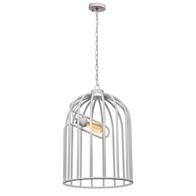 Подвесной светильник Loft IT Cage Loft1892A, диаметр 39 см, белый