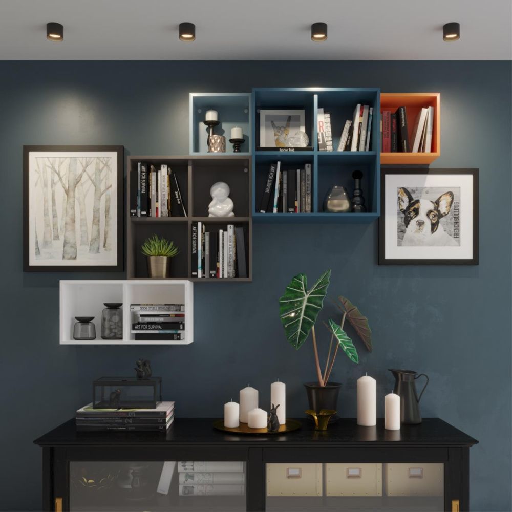 Светильник накладной 10*10*7- см, 1*GX53*12W, Novotech Gemini Over 371010, черный