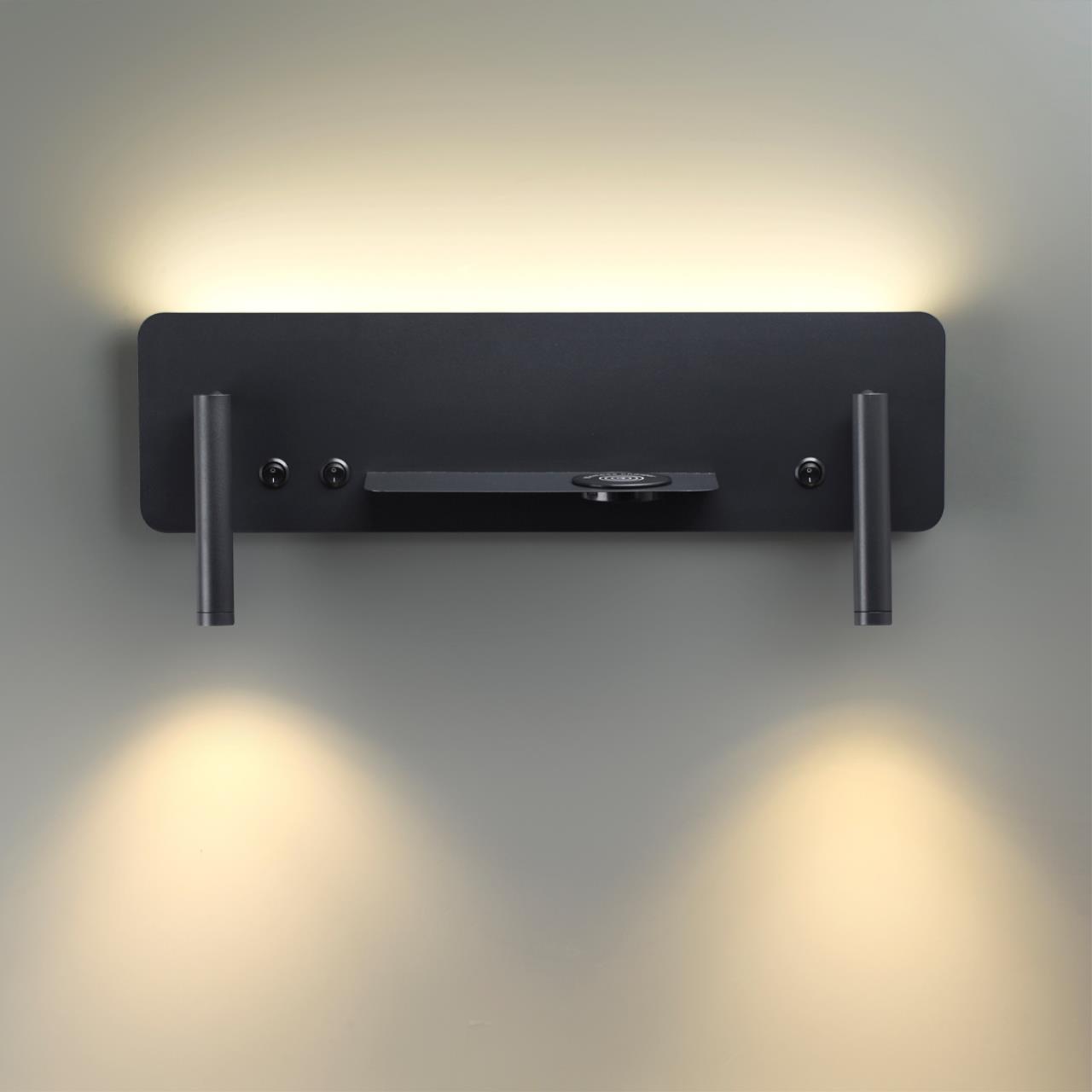 Бра 12,5*60*17,9 см, LED 10W*3000 К, Lumion Cosi черный, 5683/10WL