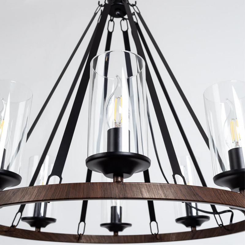 Люстра 60 см Arte Lamp DALIM  A7014SP-8BK черный