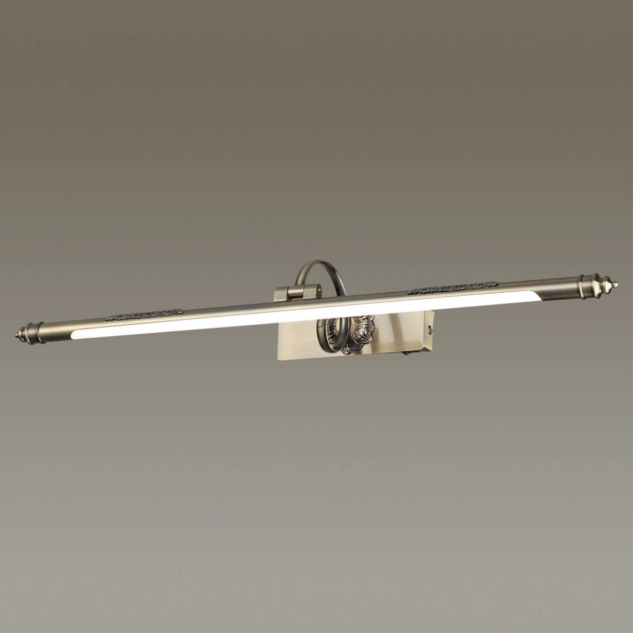Подсветка 70 см Odeon Light Dega 4916/12WL, 12W LED, 4000K, бронза