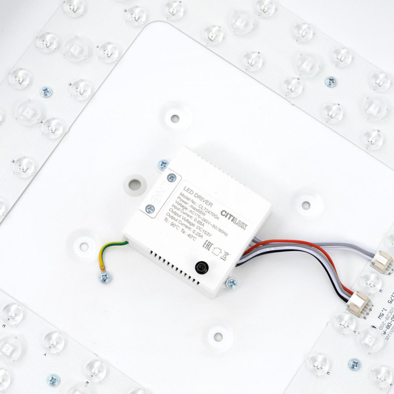 Cветильник 40 см, 70W, 3000-5500K, Citilux Купер CL724K70G0 RGB, белый