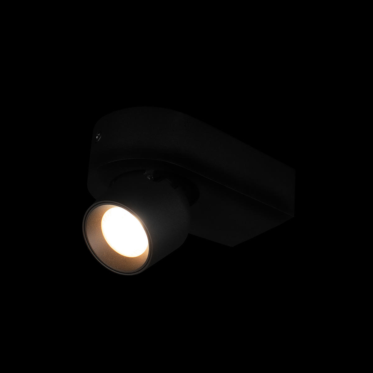 Накладной светильник 13*7,5*7,5 см, 1*LED*7W, 4000K, Loft It Quiet 10320 Black, Черный