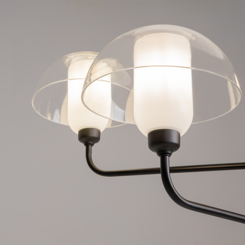 Подвесной светильник 76*90,6 см, E14 4 40W, К, Черный Maytoni Memory MOD177PL-04B