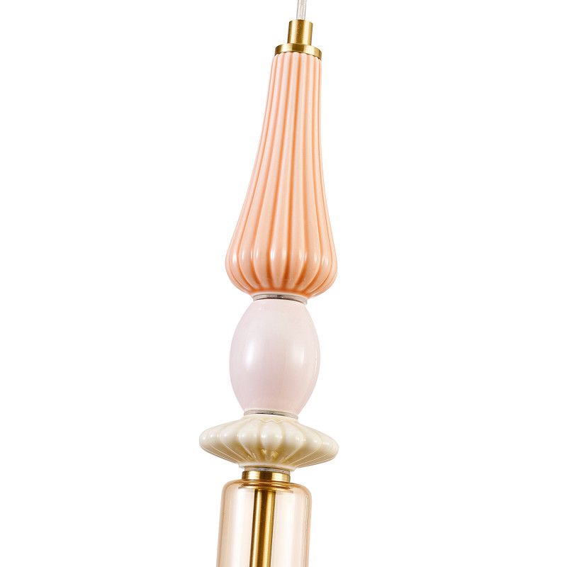 Подвесной светильник 12,5*180 см, LED, 9W, 4000К, Favourite Dolci 4464-1P латунный