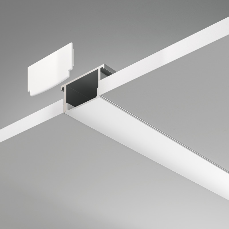 Алюминиевый профиль  Встраиваемый 2000*61*14 мм Maytoni Technical Led Strip ALM011S-2M Серебро, цена за штуку