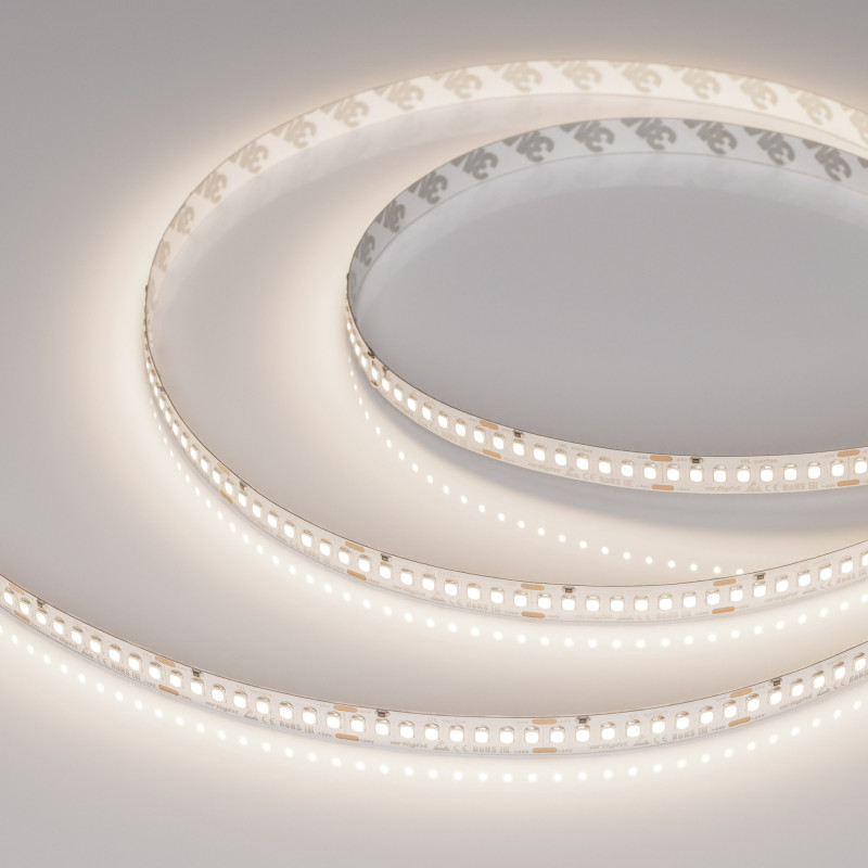 Лента UL-A200-10mm 24V Day4000 (20 W/m, IP20, 2835, 5m) (Arlight, высок.эфф.150 лм/Вт) 037219. Цена указана за 5 метров. Продается кратно 5 метрам.
