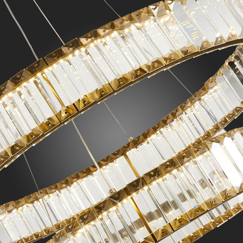 Люстра подвесная 62 см, 70W 4000K ST LUCE TIVOLI SL1622.303.02 Латунь