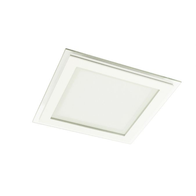 Светильник 21*21 см, 18W, белый, ArteLamp Raggio A4018PL-1WH, встраиваемый LED, вр 16*16 см