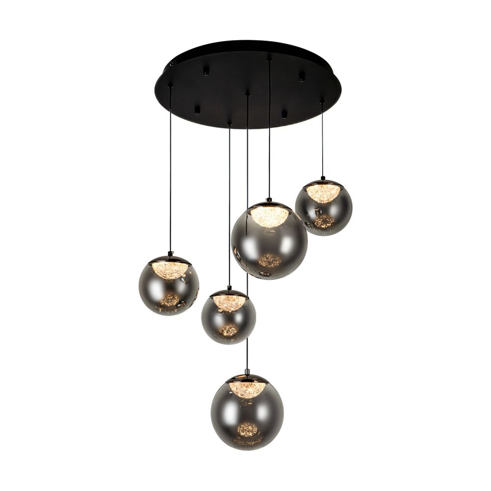 Светильник *50* см, LED*32W, 3000-6000K, Modelux  ML.2338.5 BK, Чёрный