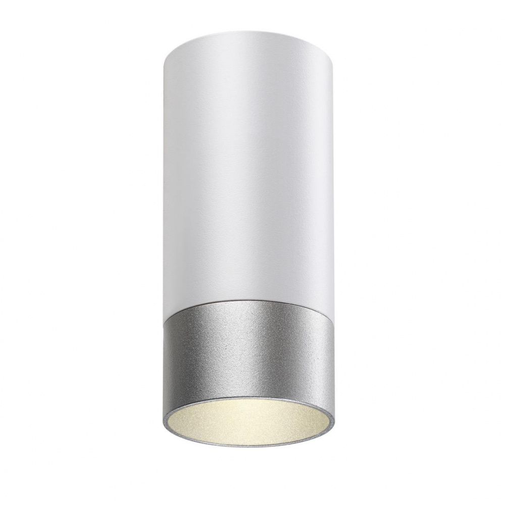 Светильник 5 см, Novotech Slim 370866, белый-серебро