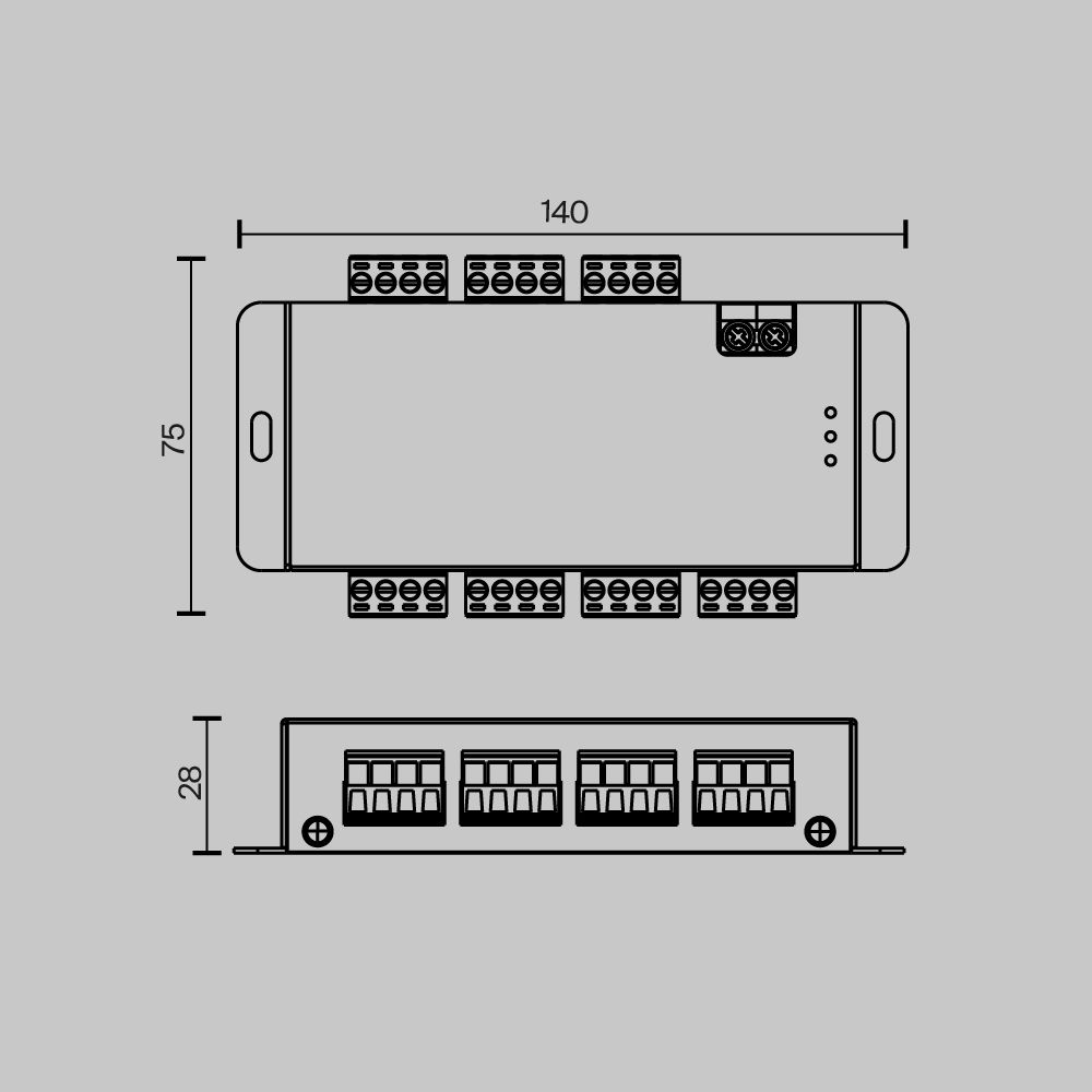 Усилитель сигнала SPI 6-ти канальный Maytoni 711007
