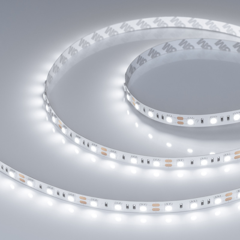 Лента RT-B60-10mm 12V White6000 (14.4 W/m, IP20, 5060, 5m) (Arlight, 14.4 Вт/м, IP20) 012339(2). Цена указана за 5 метров. Продается кратно 5 метрам.
