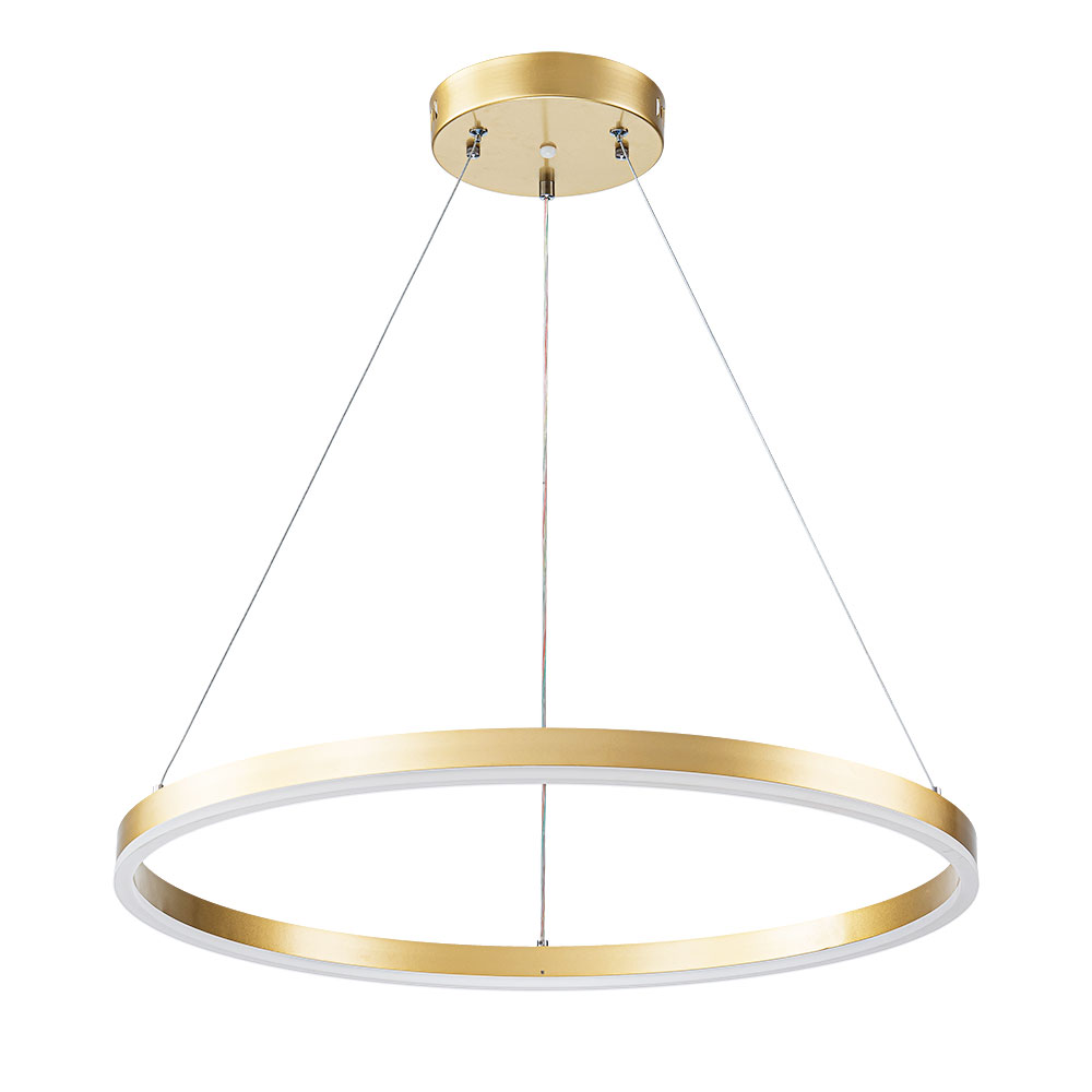 Подвесной светильник 3*60 см, 1*LED, 45W, 3000-6000K Arte Lamp Siren A2548SP-45GO, Золото