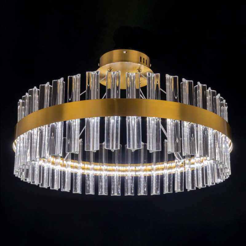 Люстра 50 см, 60W, 3000K-5500K Citilux Рианна CL337053 бронза