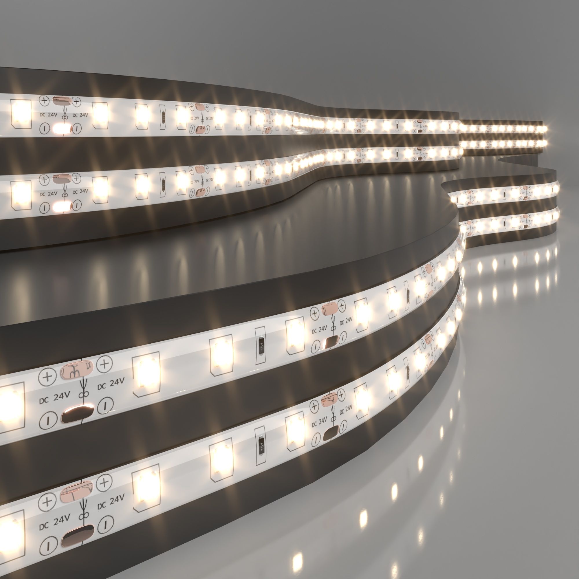 Светодиодная лента Лента светодиодная 24V 4,8W 60Led 2835 IP65 теплый белый, 5м Elektrostandard
