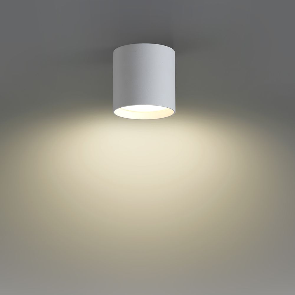 Светильник 8 см, 8W, 3000-6000K, Odeon Light 7130/8CL, белый