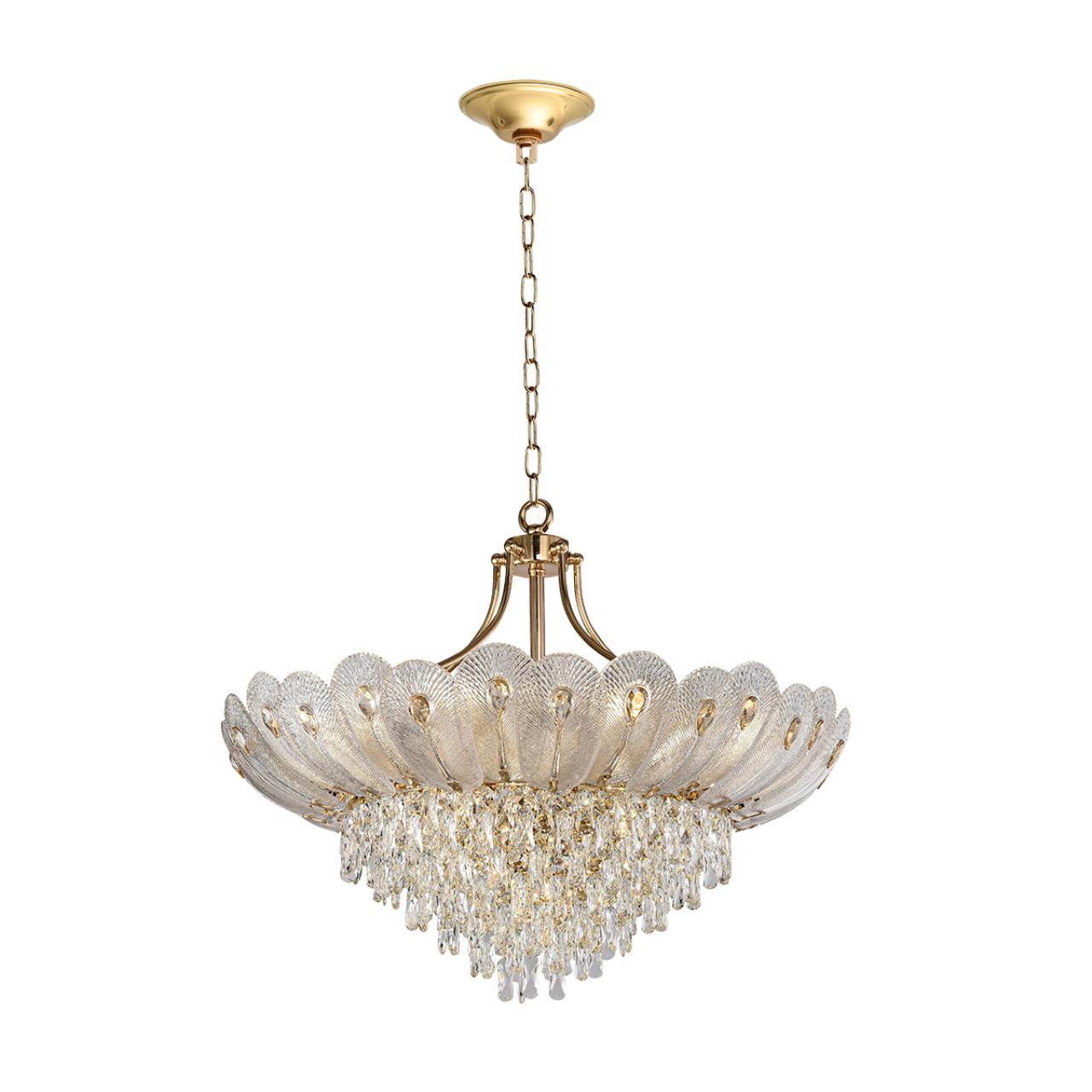 Люстра 77*77*167 см, 16 Е14*40W, Odeon Light Paroti, золотой 5048/16