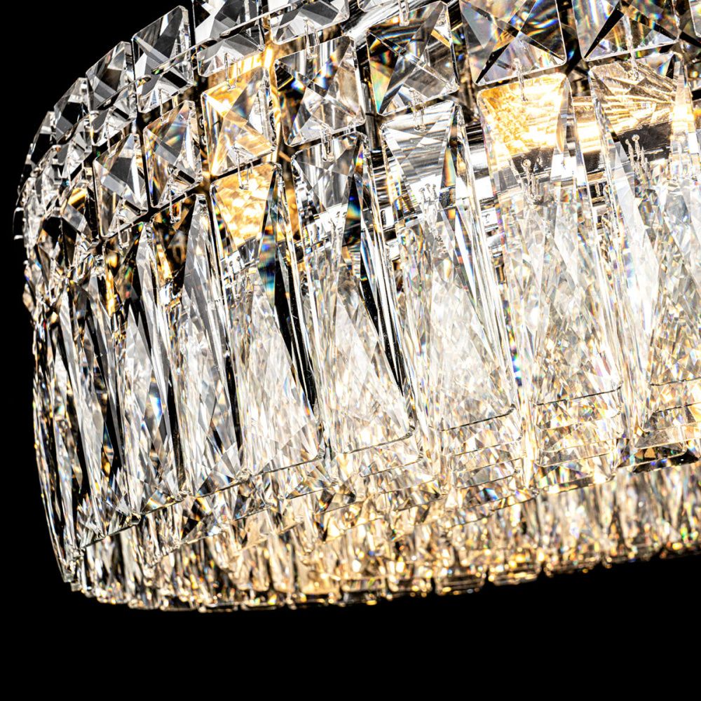 Подвесная люстра 60*126 см, Е14*8*40W, 18 м2 MODELUX ML.7084.600 CR хром