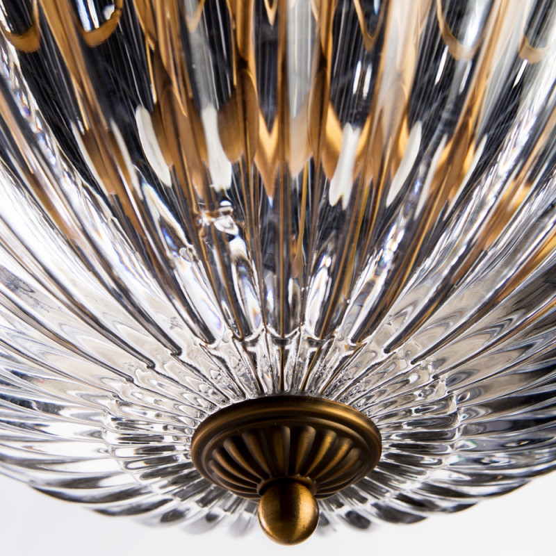 Потолочный светильник Arte lamp Schelenberg A4410PL-3SR латунь,стекло.