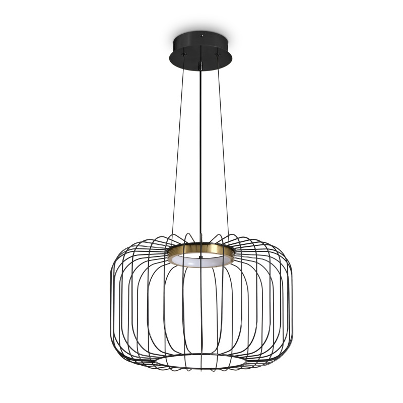 Подвесной светильник 40 см, 10W, 3000K, Freya Citrus FR5398PL-L8B, черный
