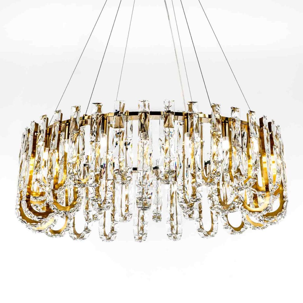 Подвесная люстра 80 см MODELUX ML.6621.19 BS латунь