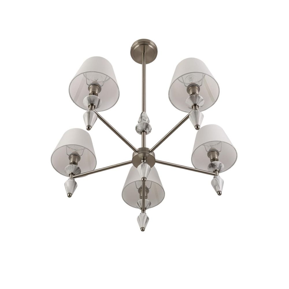 Люстра *72*78-78 см, 5*E14*40W, Lumion Vermont LUM8274/5, стальной; серебристый