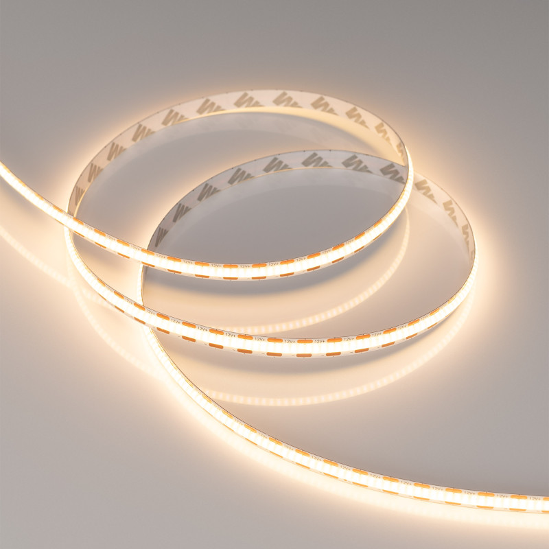 Лента COB-X400-8mm 12V Warm3000 (9 W/m, IP20, CSP, 2.5m), Arlight 039045. Цена указана за 2,5 метров. Продается кратно 2,5 метрам.