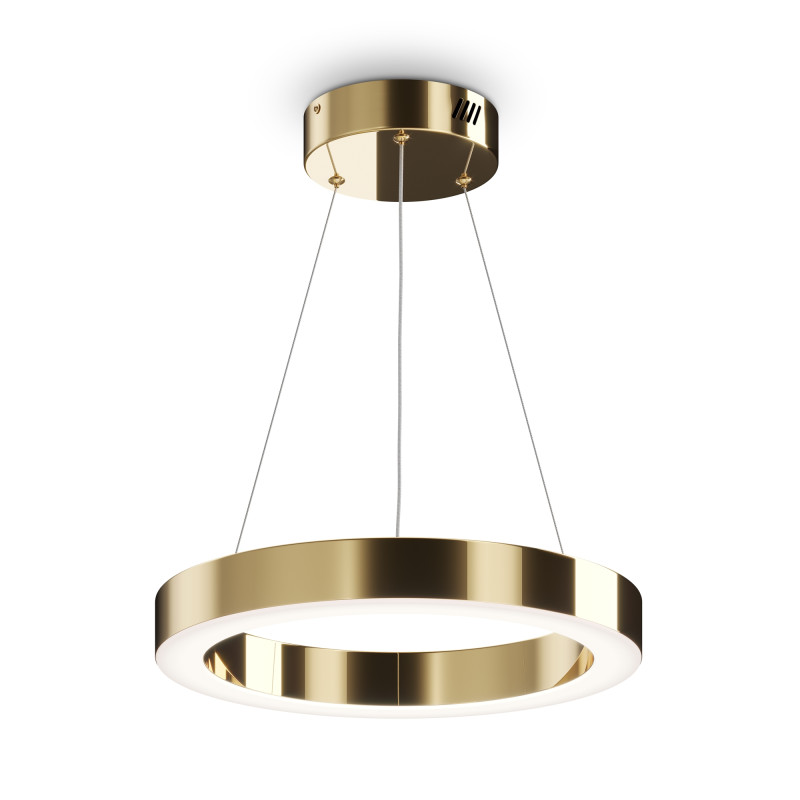 Светильник 40 см, 36W, 4000K Maytoni Saturno MOD415PL-L36BS4K, латунь