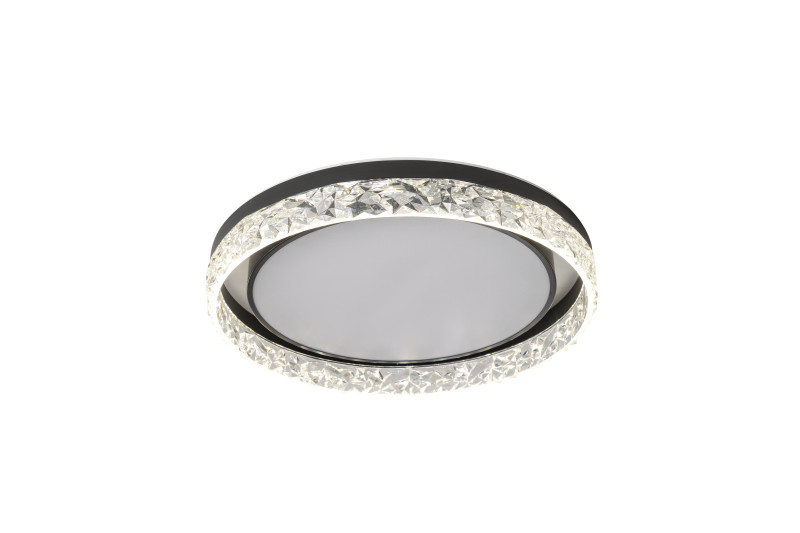 Накладной светильник 50*7 см, LED, 92W, 3000K-6000K Zortes Adel ZRS.1200.02, черный