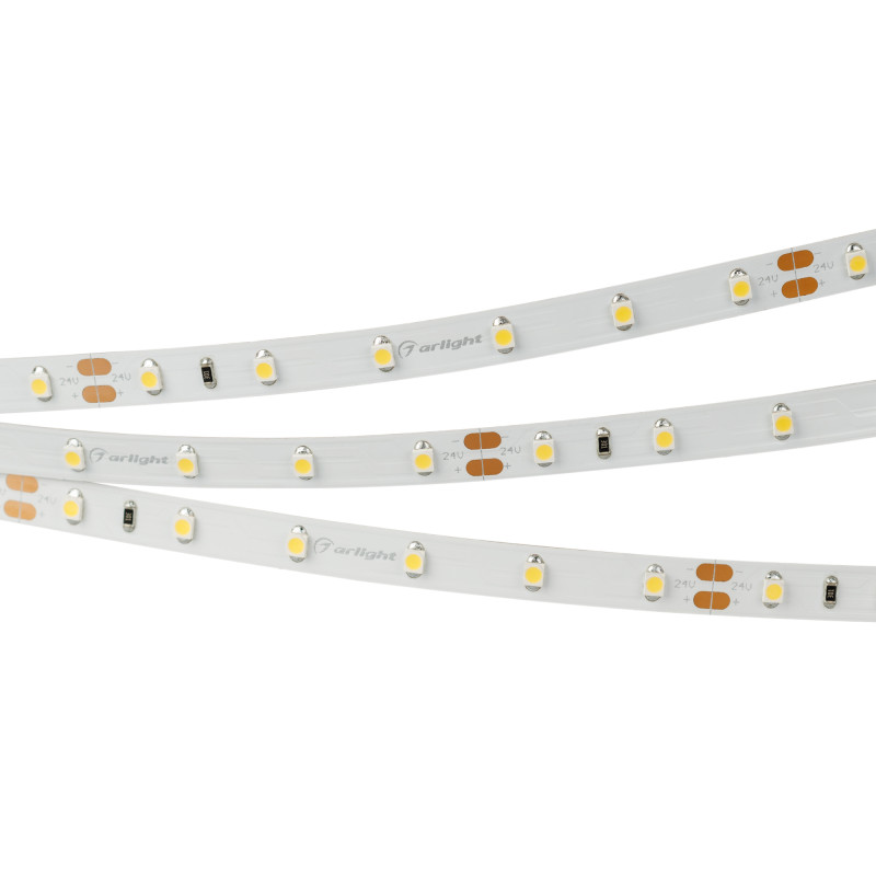Лента RT 2-5000-50m 24V Day4000 (3528, 60 LED/m, LUX) (Arlight, 4.8 Вт/м, IP20) 024583(1). Цена указана за 50 метров. Продается кратно 50 метрам.