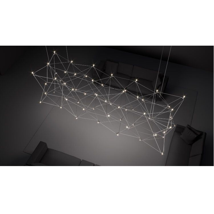 Светильник ElegantLight DZN-8202 GOLD BRONZE D1220*550/H400*1500/118/LED/59W/3000K 22-10 SELENA