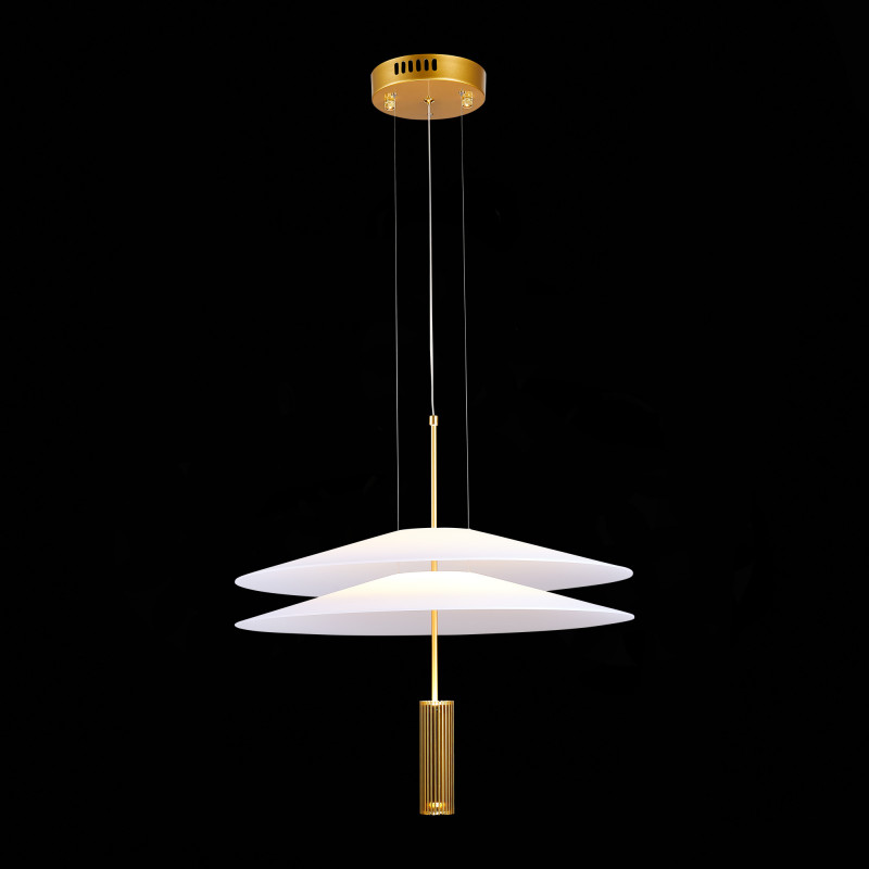 Люстра подвесная 50 см, 10W 3000K ST LUCE ISOLA SL6101.203.01 Золотистый