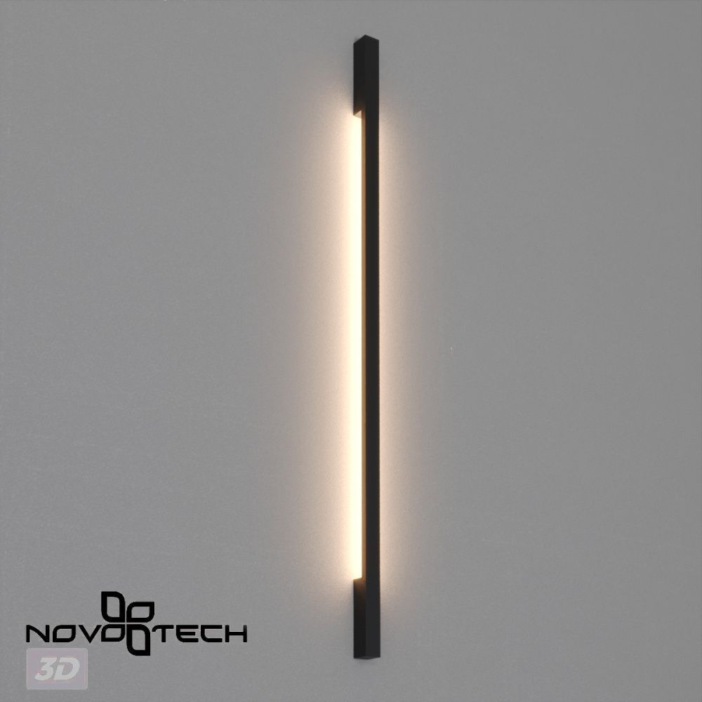 Светильник 200 см, 48W, 2700-4000K, Novotech 359981, черный