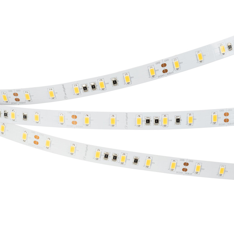 Лента ULTRA-5000 24V Day4000 2x (5630, 300 LED, LUX) (Arlight, 30 Вт/м, IP20) 015286. Цена указана за 5 метров. Продается кратно 5 метрам.