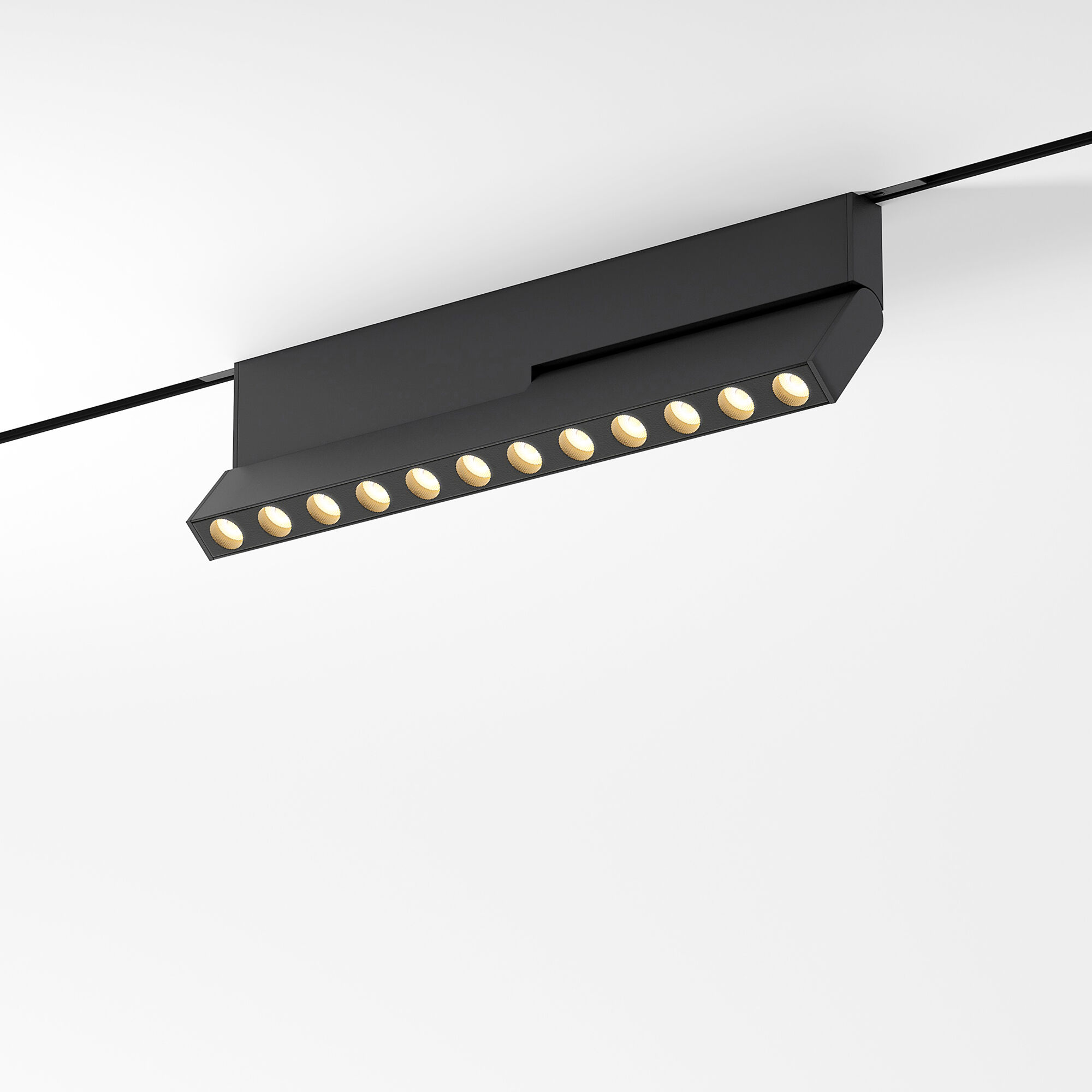 Трековый светильник 27 см, 12W, 3000K, Elektrostandard Mini Magnetic 85208/01, черный 
