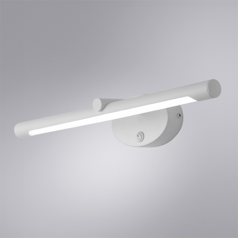 Подсветка 46 см, 8W, 4000K, Arte Lamp Ronnie A8025AP-1WH, белый