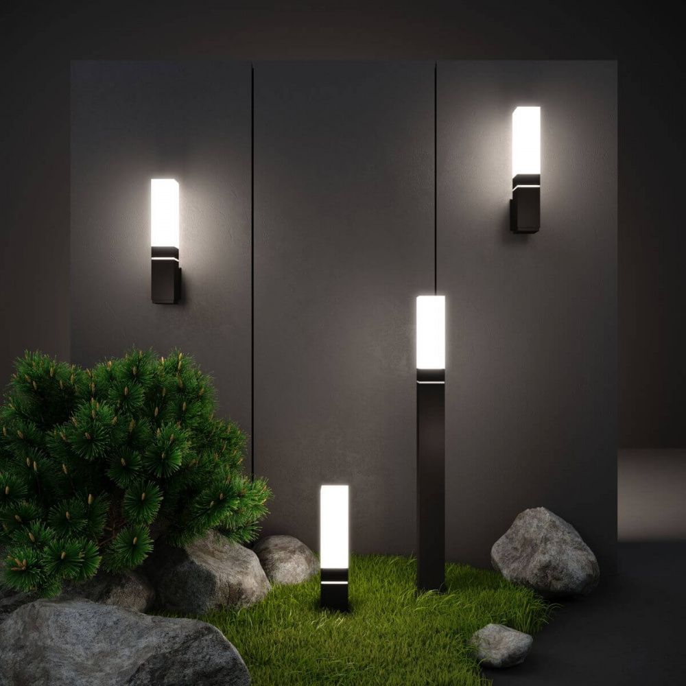 Уличный настенный светодиодный светильник Чёрный IP54 1534 TECHNO LED Elektrostandard