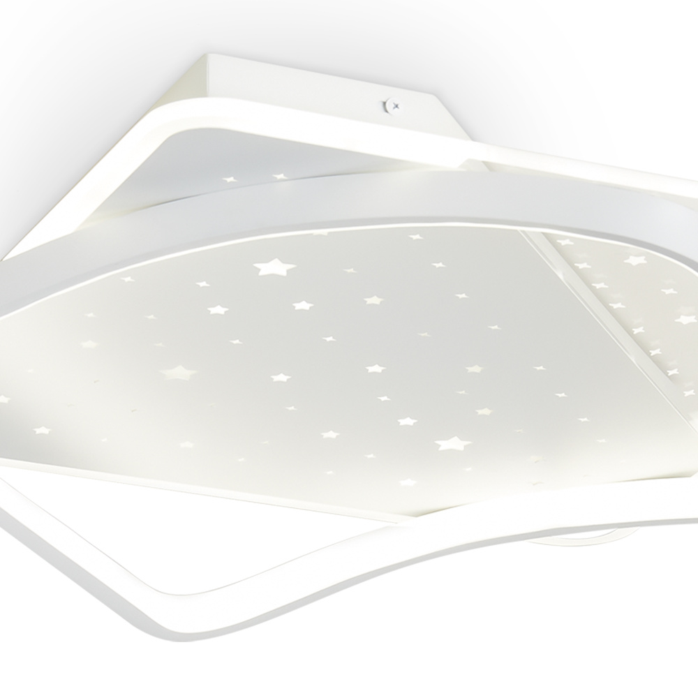Светильник 54*54*-9 см, *LED*99W, Freya Страта / Strata FR6152CL-L99W, Белый