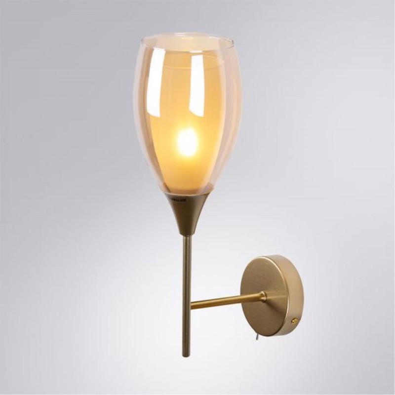Бра 18*12*38 cм, 1*E14*40W Arte Lamp Barry A7951AP-1GO золото