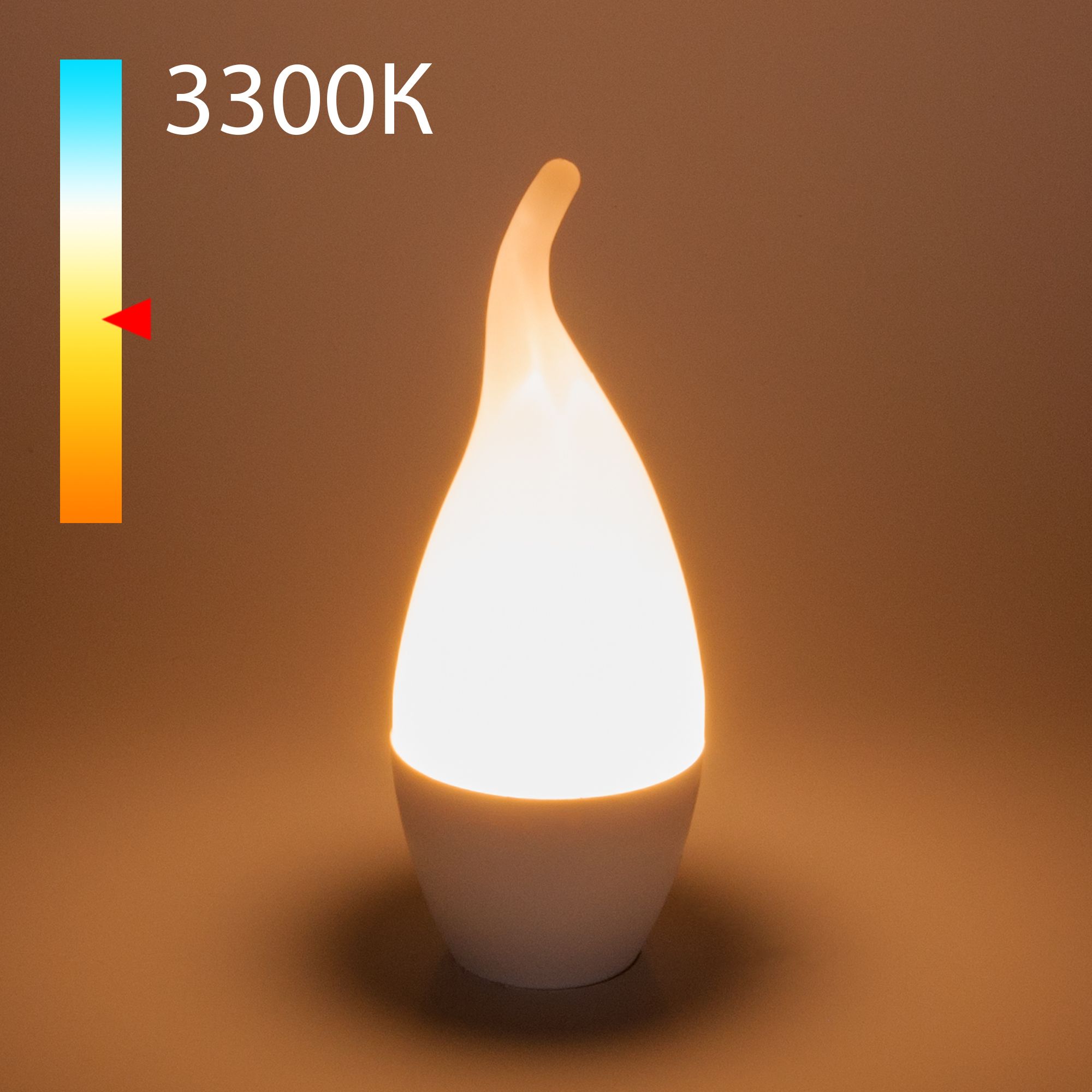 Светодиодная лампа "Свеча на ветру" 6W 3300K E14 BLE1434 Elektrostandard