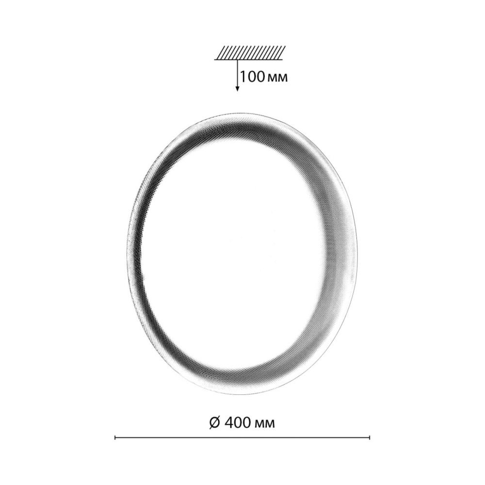 Светильник *40*-10 см, 1*LED*48W, 3000-6000K, Sonex JOLLY 7775/DLN, белый