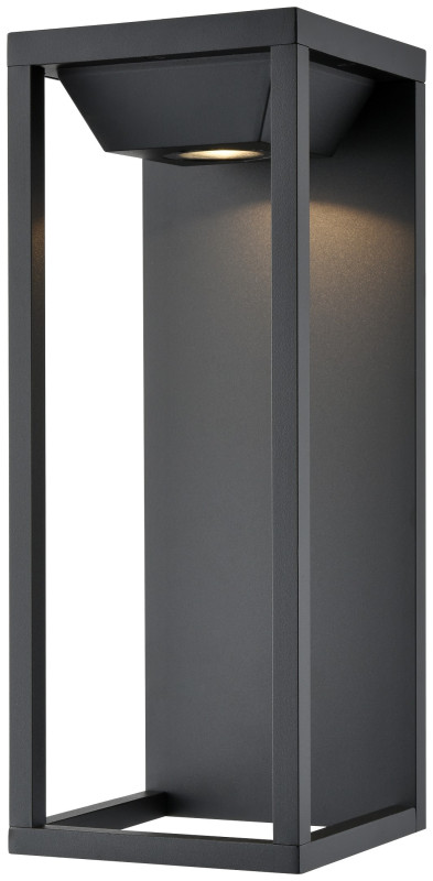 Светильник настенный 16,5*14*35 см, LED, 8W, Wertmark  WE902.01.021 черный