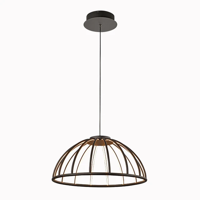 Светильник подвесной 45 см, 50W, 3000K, Gerhort G52150/1BK BK, черный